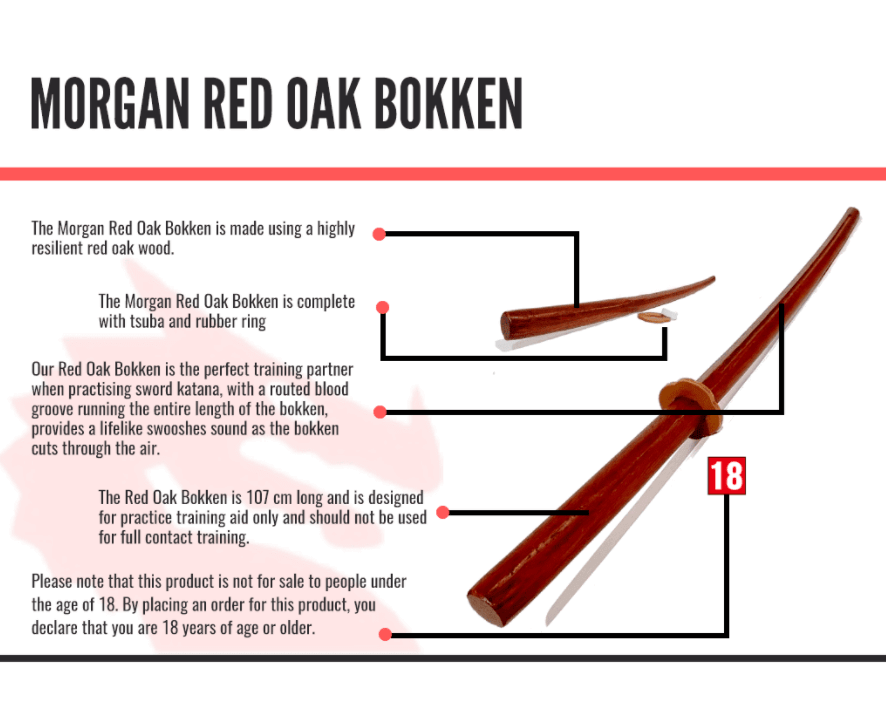 MORGAN RED OAK BOKKEN - Musclemania Fitness MegaStore