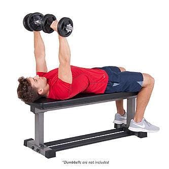 Flat Bench with Dumbbell Storage - Musclemania Fitness MegaStore
