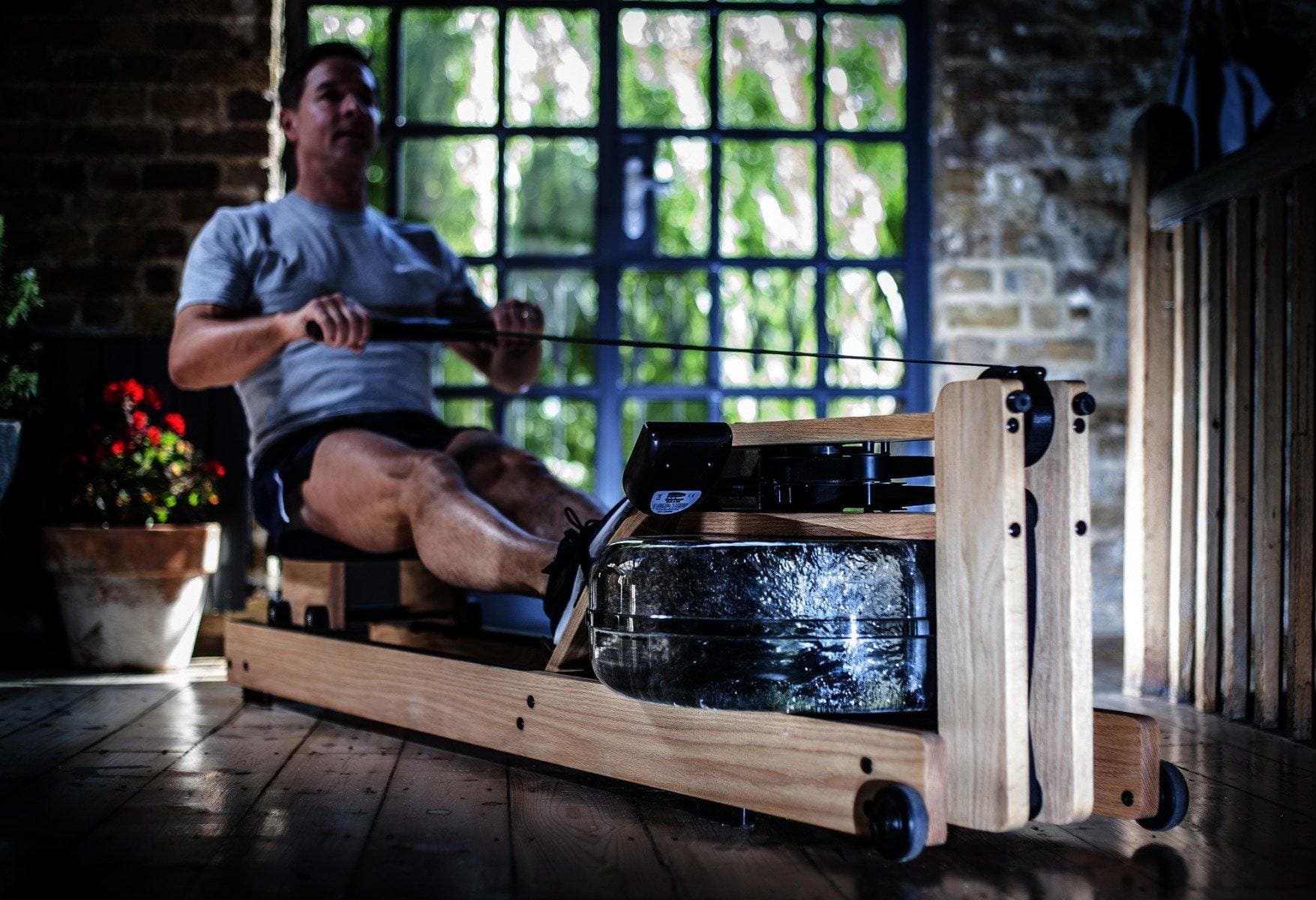 Wooden rowing machine house of online cards