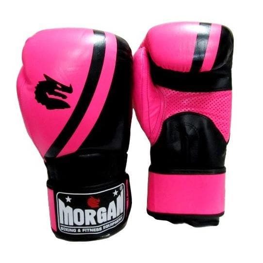 MORGAN V2 PROFESSIONAL LEATHER BOXING GLOVES (10 -12 -14 -16oz) - Musclemania Fitness MegaStore