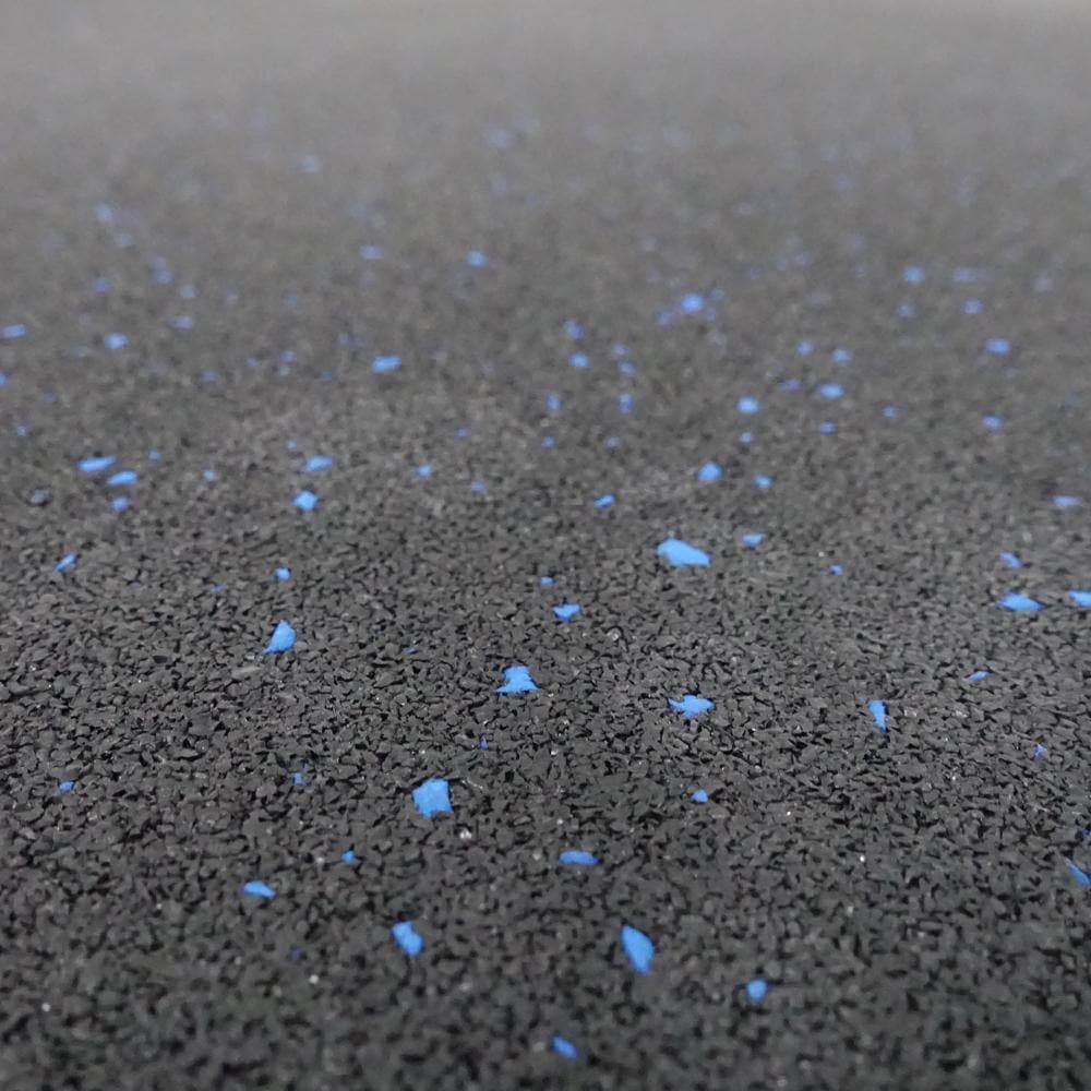 Rubber Floor Tiles (Blue-Fleck) - Musclemania Fitness MegaStore